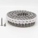 Aerosmith Fastening PowerPin® 5254HP Concrete Pins, 1" Length, .145" Shank Diameter, .300" Head, Zinc Plated, 1500/Box