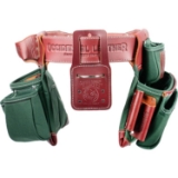 Occidental Leather OxyLights™ 8080DB LG Framer Tool Belt Setup, Large, Right-Handed, Hunter Green