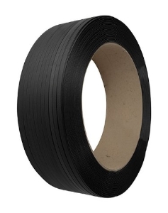 Samuel Strapping 107313 Polypropylene Strapping, Black, 1/2