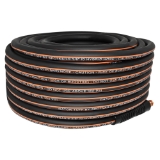 SPOTNAILS GatorTuff HH38100BK 3/8"x 100' Hybrid Hose w/o Fittings (Black/Orange), 3/8" NPT