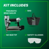 Metabo HPT NT50A5M Brad Nailer, 18 Gauge, 5/8" to 2" Fastener Length