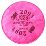 3M 7000051991 Particulate Filter 2091/07000(AAD), P100