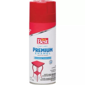 Do it Best 203465D Premium Enamel Spray Paint, Red, Gloss, 12 oz Do it Best 203465D Premium Enamel Spray Paint, Red, Gloss, 12 oz