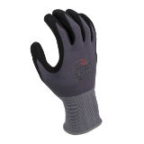 Radians RWG13L Gripper Work Gloves, Large, Gray, Foam Nitrile Dipped Palm