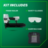 Metabo HPT NT65A5M Finish Nailer, 16 Gauge, 1-1/2" to 2-1/2" Fastener Length