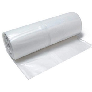 TRM Manufacturing 212C 12' x 200' All-Weather Plastic Sheet, Polyethylene, 2 mil, Clear