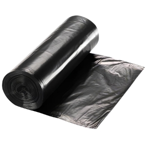 Berry Plastics FP MQ3860125K Can Liners, Black, 60 gal, 38