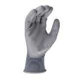 Radians RWG14L Lightweight Coated Work Gloves, Large, Gray, Polyurethane Palm