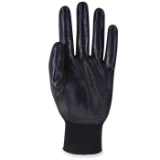 Magid Glove & Safety GP161-7 Work Gloves, Small/Size 7, Black, Polyester