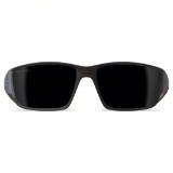 Edge Eyewear Kazbek TSK236VS Safety Glasses, Black Frame, Polarized Smoke Lens