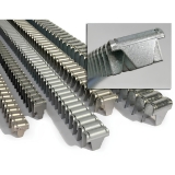 Encore Hartco 71A18SG Clinch E-Clips, Steel, Galvanized, .45" H, .43" W, .26" D, 9400/Box