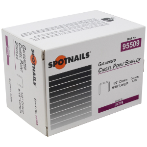 SPOTNAILS 95509 Fine Wire Staples, 9/16 SPOTNAILS 95509 Fine Wire Staples, 9/16