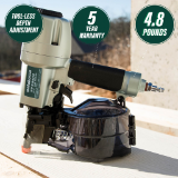Metabo HPT NV65AH2M 2-1/2" Siding Coil Nailer, 15 Degree