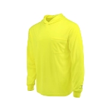 Radians® ST61-NPGS-XL Hooded Non Rated Work T-Shirt, X-Large, High-Vis Green, UV Protection