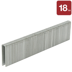 Metabo HPT 021103S Staple, 1/4Crown, 18 GA, 1 Leg, ElectroGal, Chisel Point - 1000 Bx