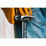 SPEC OPS® SPEC-M28SF-S Framing Hammer With Soft Mallet Cap, 28 oz, Smooth Face, Heat-Treated Steel, Steel Handle