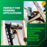 Metabo HPT NR83A5M Framing Nailer, 2" to 3-1/4" Fastener Length, 21 Degree