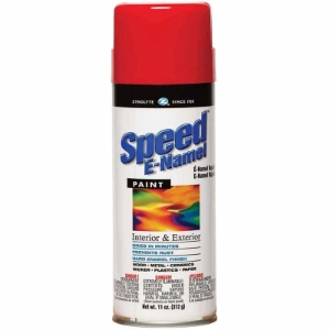 Aervoe Industries Z517 Zynolyte® Speed E-Namel Spray Paint, Rich Red, Gloss, 16 oz