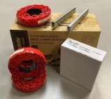 EVERWIN RCAP078S-R01 Red Roll Caps with 7/8" Staples, 2000 Count