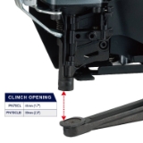 EVERWIN PN70CL 1-3/4" (45mm) Pallet Clinch Coil Nailer, 15 Degree