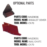 MAX USA CN70/PAL Heavy Duty Coil Nailer for Automated Machines, 15 Degree