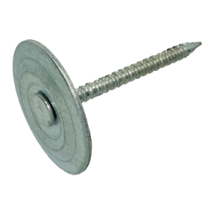PrimeSource 112MRCAP Metal Cap Roofing Nails, 1-1/2 PrimeSource 112MRCAP Metal Cap Roofing Nails, 1-1/2