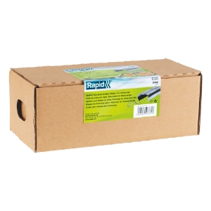 Rapid C85 Vine and Horticultural Hog Rings, C-Style, Blunt Point, Steel, 5000/Box Rapid C85 Vine and Horticultural Hog Rings, C-Style, Blunt Point, Steel, 5000/Box
