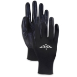 Magid Glove & Safety GP161-7 Work Gloves, Small/Size 7, Black, Polyester