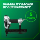 Metabo HPT N3804AB3 Narrow Crown Stapler, 1/4" Crown, 18 Gauge, 1/2" to 1-1/2" Fastener Length