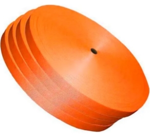 Carolina Strapping 2055-600-AAR Woven Strapping, Orange, 1-1/2