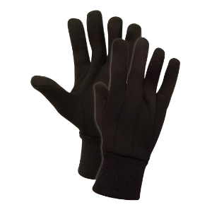 Magid Glove & Safety JerseyMaster® T91 Jersey Gloves, Large, Brown, 7 oz Ramie/Cotton Blend