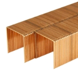 ASC SW906013/8-ASC Wide Crown Carton Closing Stick Staples, 1-3/8" Leg x 1-1/4" Crown, Chisel Point, Copper Coated, Steel, 1200/Box
