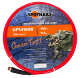 SPOTNAILS Gator Tuff HP14100R 1/4" x 100' Polyurethane Air Hose, Red