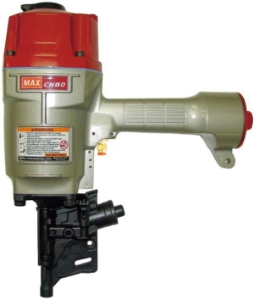 MAX USA CN80/PAL Heavy Duty Coil Nailer for Automated Machines, 15 Degree MAX USA CN80/PAL Heavy Duty Coil Nailer for Automated Machines, 15 Degree