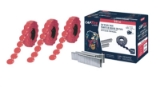 EVERWIN RCAP078S-R01 Red Roll Caps with 7/8" Staples, 2000 Count
