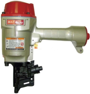 MAX USA CN70/PAL Heavy Duty Coil Nailer for Automated Machines, 15 Degree