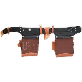 Occidental Leather Adjust-to-Fit™ FatLip™ 9855 Tool Belt Setup, One Size (32"-41"), Right-Handed, Brown/Black