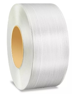 Samuel Strapping 114613 Polypropylene Strapping, White, 3/8