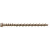 Simpson Strong-Tie Deck-Drive™ DCU DCU234STN01 #10 x 2-3/4" Collated Composite Deck Screws, T20 6-Lobe Drive, Quik Guard® Coated, Tan, 1000/Box