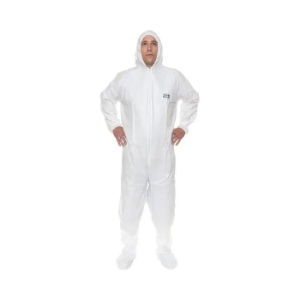 Enviro Safety Products ValuGuard MP™ 8119-XL Lightweight Microporous Coverall with Attached Hood and Boot, X-Large, Elastic Wrist, White, 25/Box Enviro Safety Products ValuGuard MP™ 8119-XL Lightweight Microporous Coverall with Attached Hood and Boot, X-Large, Elastic Wrist, White, 25/Box