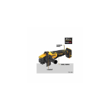 DEWALT DCG416B 20V MAX* 4-1/2" - 5" Cordless Brushless Paddle Switch Angle Grinder With FLEXVOLT ADVANTAGE™