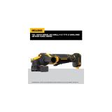 DEWALT DCG416B 20V MAX* 4-1/2" - 5" Cordless Brushless Paddle Switch Angle Grinder With FLEXVOLT ADVANTAGE™