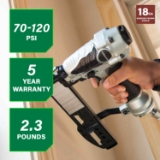 Metabo HPT N3804AB3 Narrow Crown Stapler, 1/4" Crown, 18 Gauge, 1/2" to 1-1/2" Fastener Length