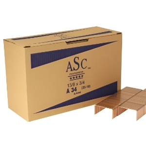 ASC 13/8X3/4-ASC A-Style Wide Crown Carton Closing Stick Staples, 3/4