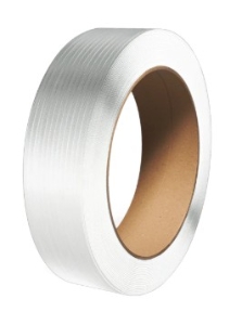 Signode 2C3013 Polypropylene Strapping, White, 3/8