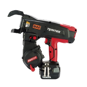 MAX USA RB611T TWINTIER® Large Rebar Tying Tool, #5 x #5 up to #9 x #10 with 19 Gauge Wire