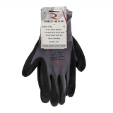 Radians RWG13L Gripper Work Gloves, Large, Gray, Foam Nitrile Dipped Palm