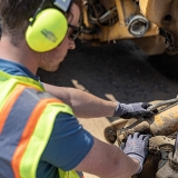 Radians RWG13L Gripper Work Gloves, Large, Gray, Foam Nitrile Dipped Palm