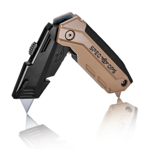 SPEC OPS® SPEC-K1-FR Retractable Blade Folding Utility Knife