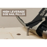 SPEC OPS® SPEC-M28CF-S Framing Hammer With Soft Mallet Cap, 28 oz, Milled Face, Heat-Treated Steel, Steel Handle